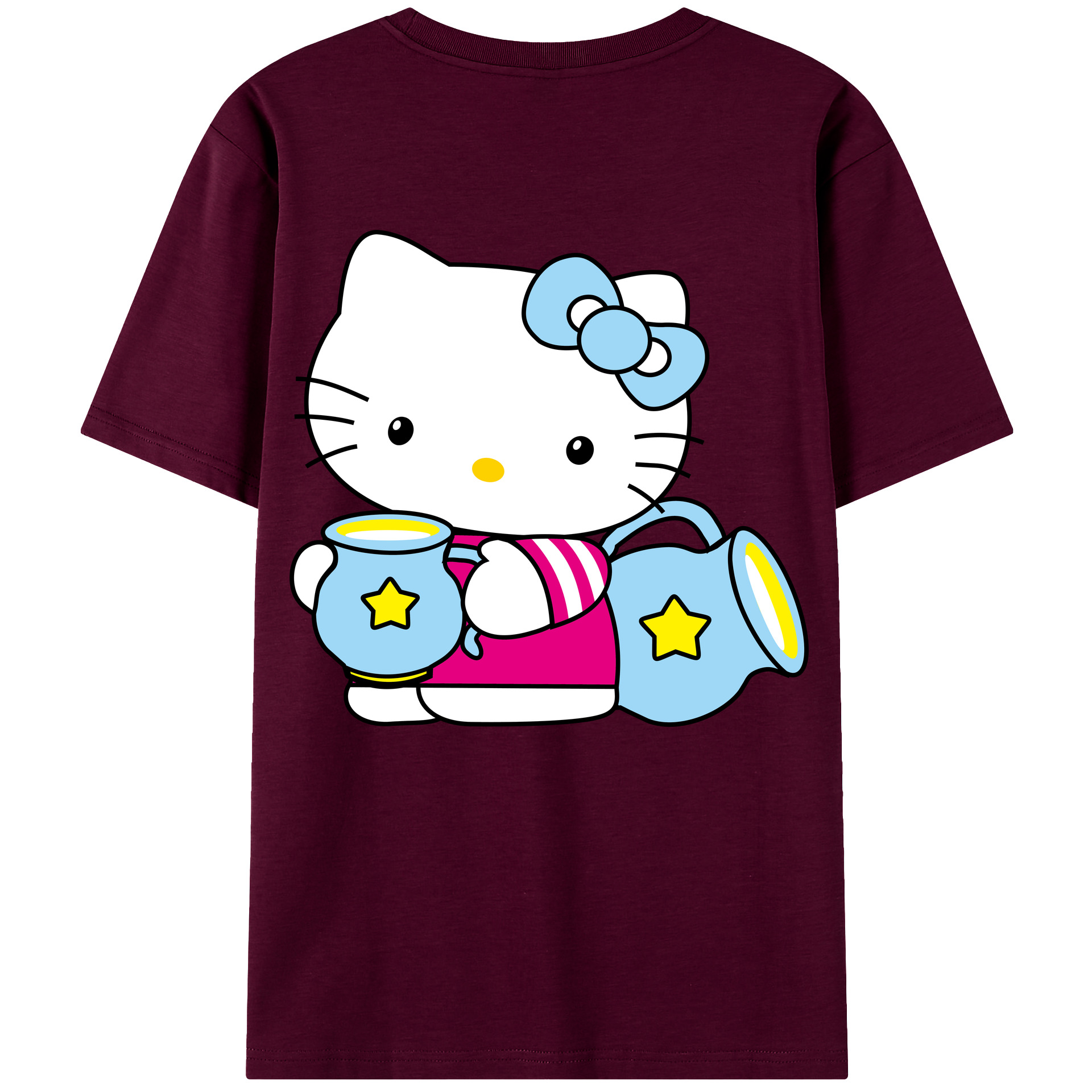 （画像用） Hello Kitty ハローキティ レディース半袖Tシャツ(バックプリント)